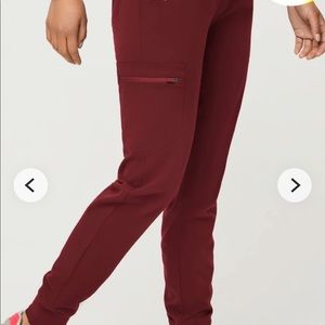 High waisted Zamora jogger in maroon XL